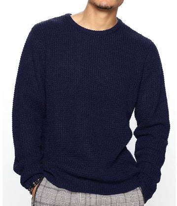 Men's Premium Crewneck Sweater – Soft Classic Long Sleeve Pullover with Ribbed Trim