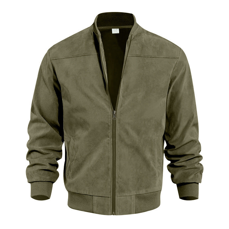 📢🎉50%Discount!!!🛍️✨Classic men's bomber jacket with front zipper